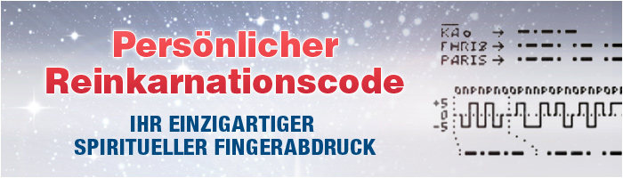 Persönlicher Reinkarnationscode banner